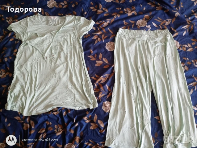 Пижама за кърмене от 2части 