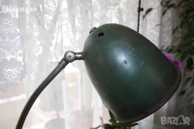 Стара индустриална лампа / настолна лампа, снимка 4 - Настолни лампи - 49110227
