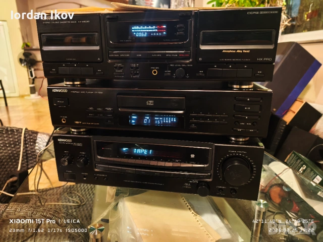 Kenwood KX-W6060 + KR-A4060 + DP-1060, снимка 4 - Аудиосистеми - 53623480