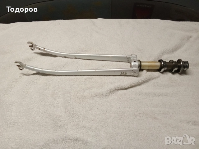 Ретро никелирана вилка за шосеен велосипед 