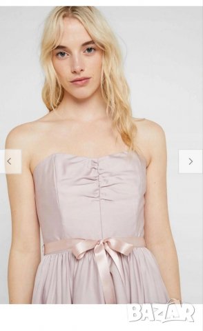 Нова сатенена официална рокля 42 размер Л, снимка 3 - Рокли - 35982281