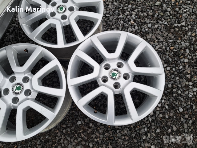 джанти за шкода 5х112 17 цола, снимка 4 - Гуми и джанти - 52329583