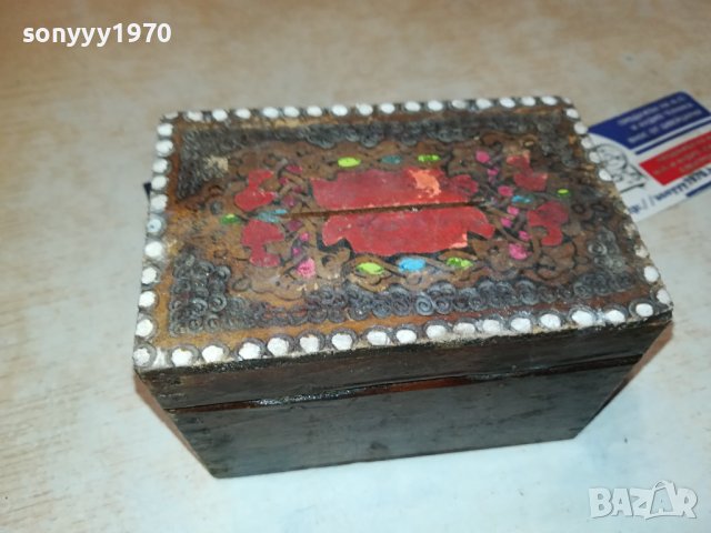 СТАРА КУТИЯ КАСИЧКА С КЛЮЧАЛКА 2906231931, снимка 3 - Антикварни и старинни предмети - 41397395