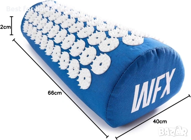 #DoYourFitness постелка за акупресура, включително възглавница и чанта за носене | Идеална за масаж, снимка 9 - Йога - 53658300