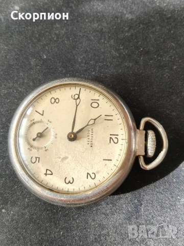 Американски джобен часовник - Westclox SCOTTY - MADE IN U.S.A. - Рядък, снимка 7 - Джобни - 50776891