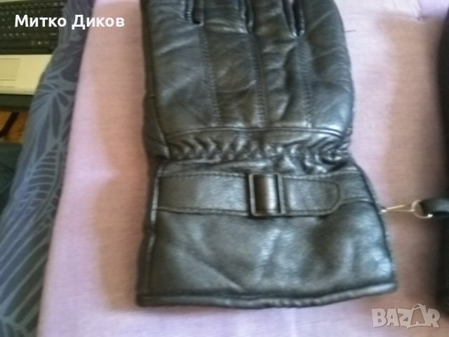 Зимни ръкавици естествена кожа №10 нови, снимка 5 - Зимни спортове - 44392614