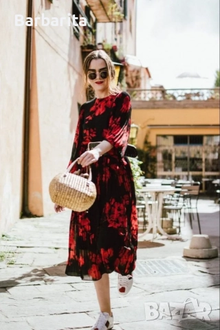 Плисирана рокля H&M, снимка 2 - Рокли - 51888634