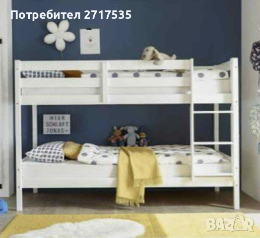 легло на два етажа - може и като 2 отделни легла, снимка 3 - Други стоки за дома - 53205807