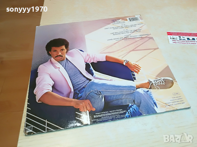 SOLD-LIONEL RICHIE-ВНОС ENGLAND 0304222002, снимка 2 - Грамофонни плочи - 36331639