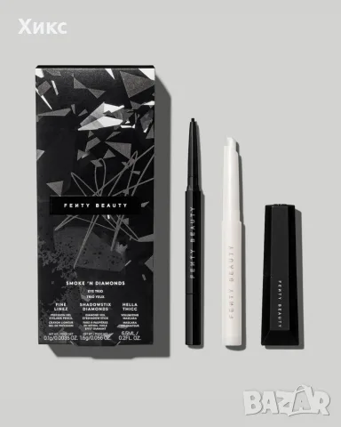 Fenty Beauty – Smoke 'N Diamonds Eye Trio , снимка 3 - Декоративна козметика - 56161877