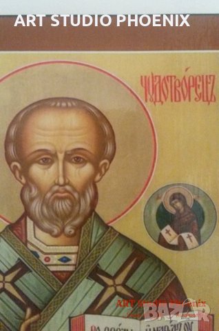 Икона на Свети Николай Чудотворец, различни изображения icona Sveti Nikolai, снимка 5 - Икони - 12652829