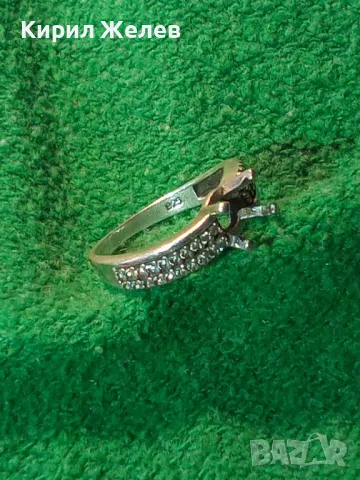 СРЕБЪРЕН ПРЪСТЕН Тип ГОДЕЖЕН СРЕБРО 925 с ЦИРКОНИ и ГНЕЗДО За ВГРАЖДАНЕ на СКЪПОЦЕНЕН КАМЪК 49719, снимка 14 - Пръстени - 49757633