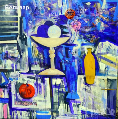  нощен натюрморт - 90/90 /рамкирана/