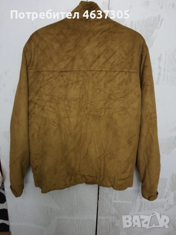 марково ватирано яке от велур, снимка 2 - Якета - 52592464