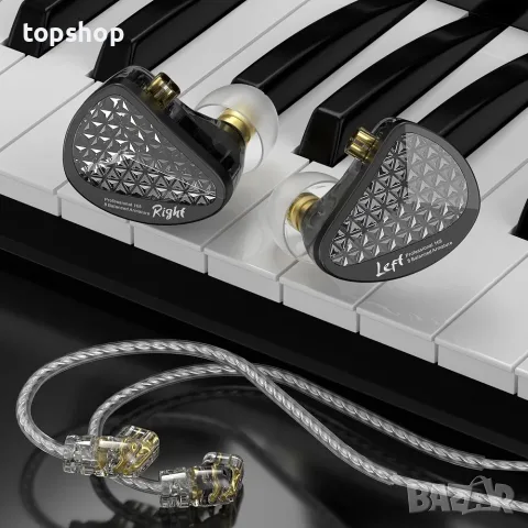 Чисто Нови Аудиофилски слушалки KZ AS16 PRO (In-Ear) | Cyan (Синьо-зелен) | Без микрофон  , снимка 9 - Слушалки и портативни колонки - 56152368