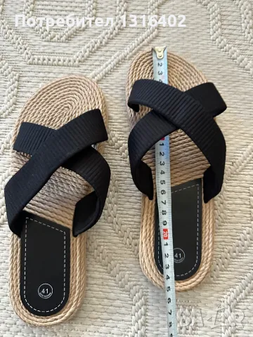 Нови дамски чехли номер 39, снимка 2 - Чехли - 49515498