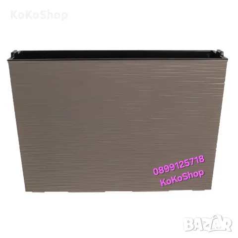 Висока кашпа-55x18x36 см./правоъгълна кашпа/висока правоъгълна кашпа, снимка 2 - Саксии и кашпи - 50250423