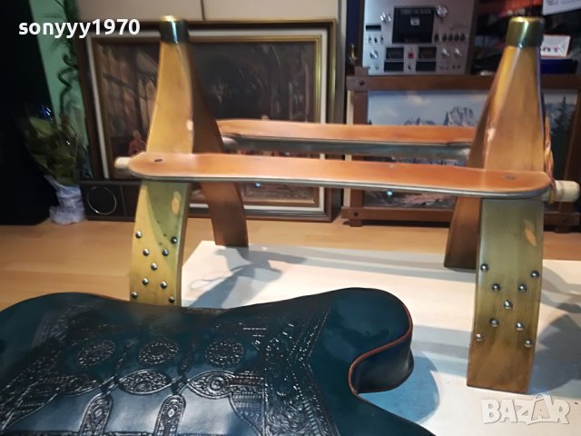 КАМИЛСКО СЕДЛО-СТОЛ ВНОС ГЕРМАНИЯ 60СМ 3004231024, снимка 8 - Антикварни и старинни предмети - 40533907