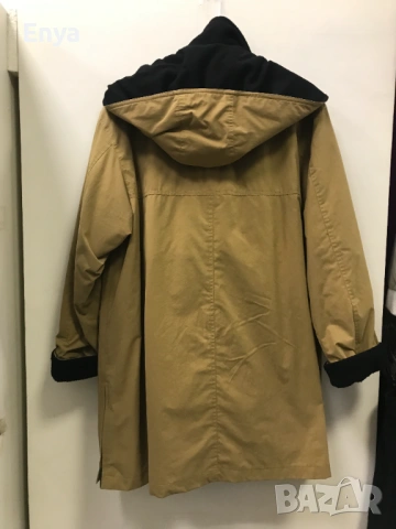 Дамско зимно яке с качулка - цвят "горчица", снимка 3 - Якета - 53411841