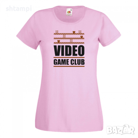Дамска тениска Video Game Club, снимка 8 - Тениски - 36192953