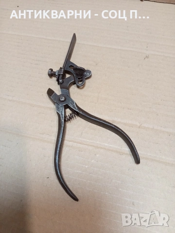 Соц Стари Немски Чапраз Клещи НОМЕР 1641., снимка 2 - Антикварни и старинни предмети - 53699041