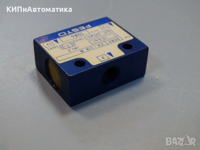 пневматичен разпределител Festo ZK-1/8B typ6680 Pneumatic Valve 1-10Bar, снимка 4 - Резервни части за машини - 53151650