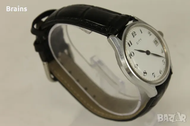 1960's CITY Швейцарски Ръчен Часовник, снимка 6 - Антикварни и старинни предмети - 49629330