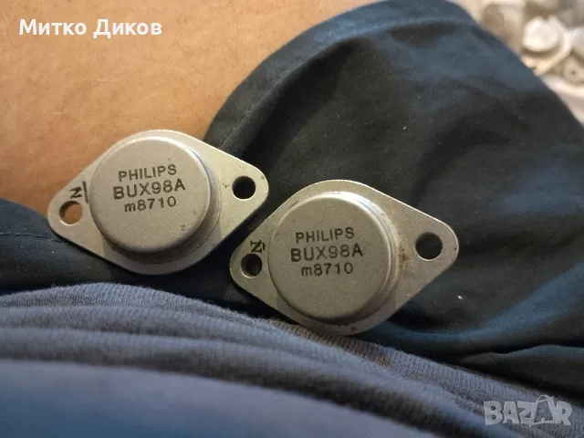 мощен силициев NPN транзистор 2N3055  тип TO-3, пр. през 1988 г 101 бр. SU 161-40 броя и 10др, снимка 9 - Части и Платки - 56002298