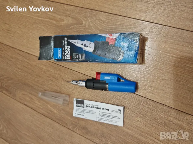 Продавам газов  поялник  внос от Англия , снимка 10 - Поялници и запояване - 49688524