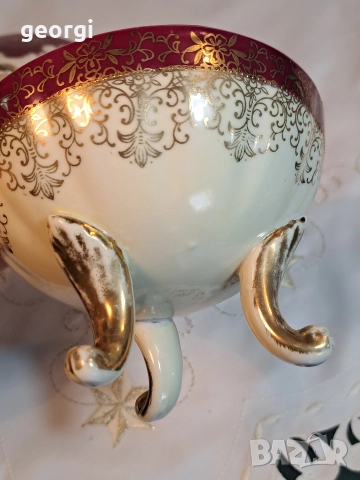 порцеланова бижутерка Ромео и Жулиета с позлата 31/1, снимка 3 - Колекции - 52985465