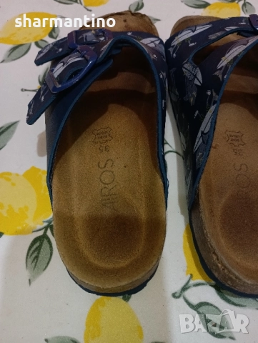 Airos кожени чехли N 35 - 7 лв, снимка 5 - Детски сандали и чехли - 51741159