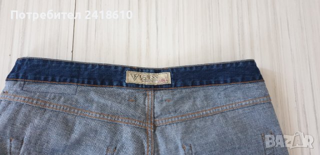 GUESS Jeans Short Jeans Mens Size 32 ОРИГИНАЛ! Мъжки Къси Дънкови Панталони!, снимка 12 - Къси панталони - 41798033