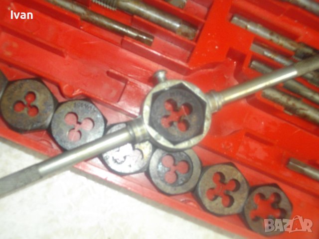 Плашки/Метчици За Външни/Вътрешни Резби-Старо Качество-Комплект 35 Части До М12/Комплект 15бр-До М16, снимка 17 - Други инструменти - 41357734