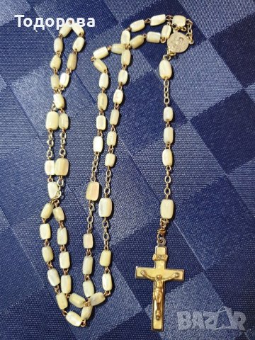 Седефена молитвена броница, снимка 2 - Антикварни и старинни предмети - 44239596