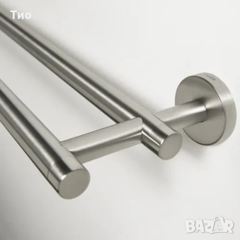 Закачалка, двойна за хавлия/кърпи за баня Tiger Boston, снимка 3 - Закачалки - 53715542