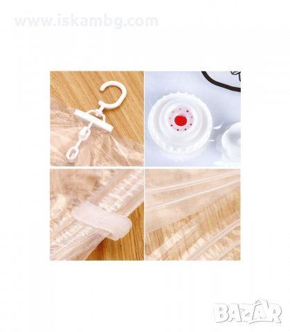 ВАКУУМИРАЩИ ПЛИКОВЕ СЪС ЗАКАЧАЛКА ЗА ГАРДЕРОБ - код със закачалка, снимка 4 - Други стоки за дома - 33969755