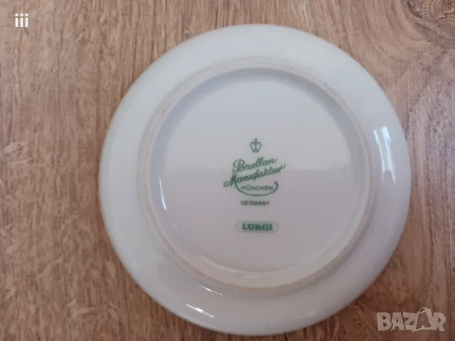 Порцеланова чинийка - колекционерска чиния - немски порцелан, снимка 3 - Други ценни предмети - 50327936