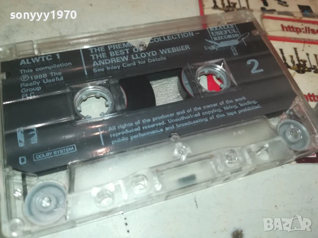 ANDREW LLOYD WEBBER-ORIGINAL TAPE 0308251726, снимка 9 - Аудио касети - 51237552