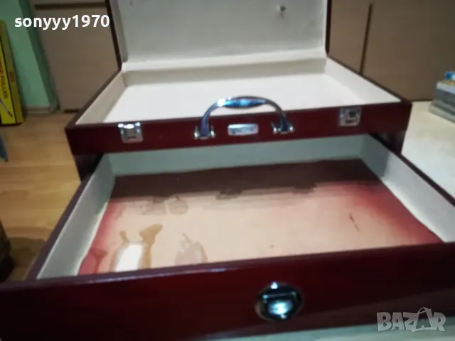 КРАСИВ ДЪРВЕН КУФАР ОТ ФРАНЦИЯ 1812241845, снимка 4 - Антикварни и старинни предмети - 48394607