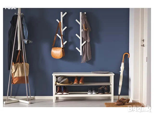 НОВИ! Закачалка за дрехи 6 куки стенен монтаж Два цвята, снимка 9 - Закачалки - 48592685