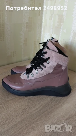 Спортно-елегантни Дамски боти от естествена кожа Tara Shoes, модел Luna Rose, Размер 40