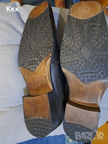Мъжки обувки SHARP черни елегантни от естествена кожа, снимка 3 - Официални обувки - 42135524