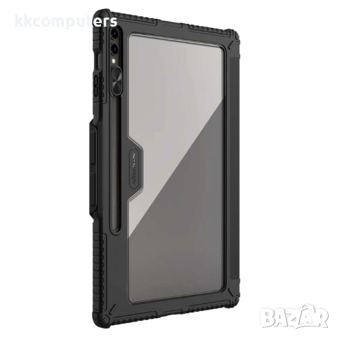 NILLKIN Bumper Leather Case Pro калъф за Samsung Galaxy Tab S9 Ultra със слайд капак за камера и Ori, снимка 4 - Калъфи, кейсове - 53231395