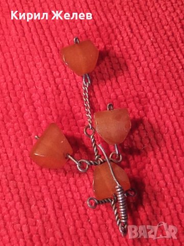 СТАРО СРЕБЪРНО КРЪСТЧЕ с КЪСЧЕТА ЕСТЕСТВЕН БАЛТИЙСКИ ЯНТАР КЕХЛИБАР РЪЧНА МАЙСТОРСКА ИЗРАБОТКА 32645, снимка 13 - Антикварни и старинни предмети - 38360647