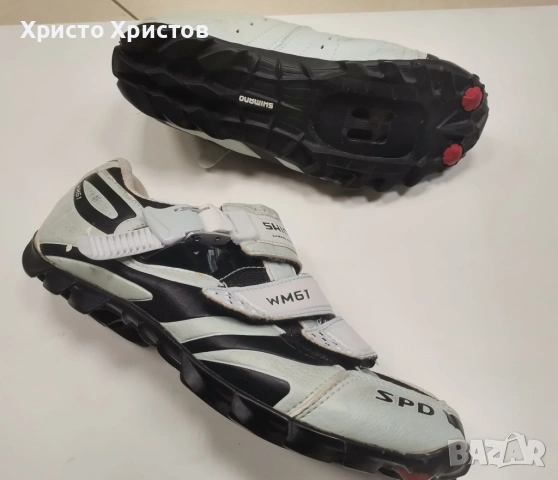 Обувки за колоездене/ шпайкове SHIMANO Размер 39 / Стелка 24.5 см. , снимка 4 - Велосипеди - 53209229