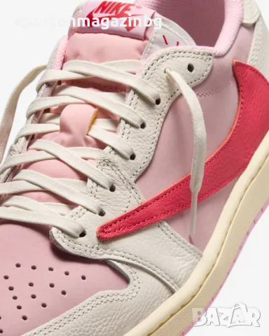 Дамски кецове Nike AIR Jordan 1 Retro Low OG SP Travis Scott, снимка 7 - Кецове - 55942230
