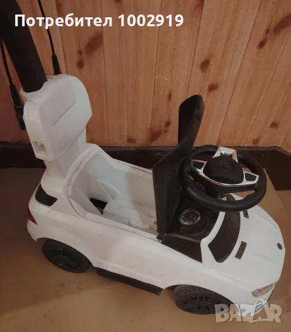 Детска кола за бутане Mercedes(с родителски контрол)