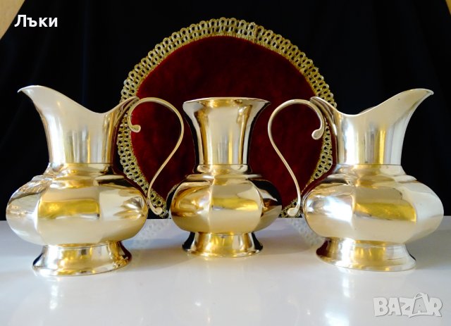 Бронзова кана за вино,октагон. , снимка 4 - Антикварни и старинни предмети - 39710733