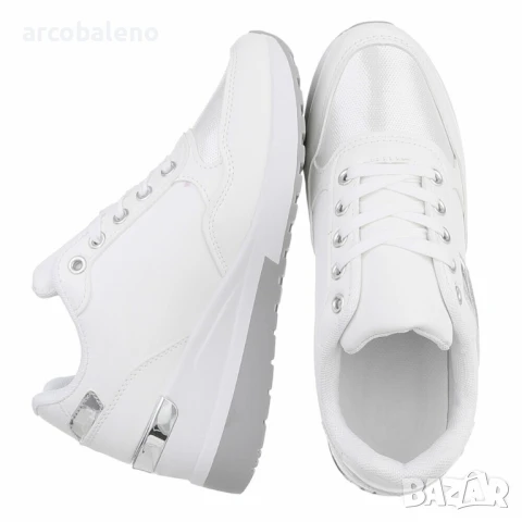 Дамски кецове на танкетка, 4цвята , снимка 3 - Кецове - 49013316