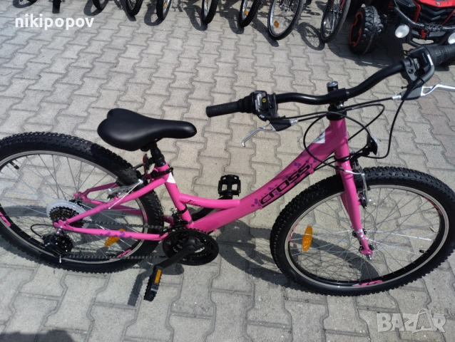 CROSS Велосипед 24" ALISSA розов, снимка 3 - Велосипеди - 53561232